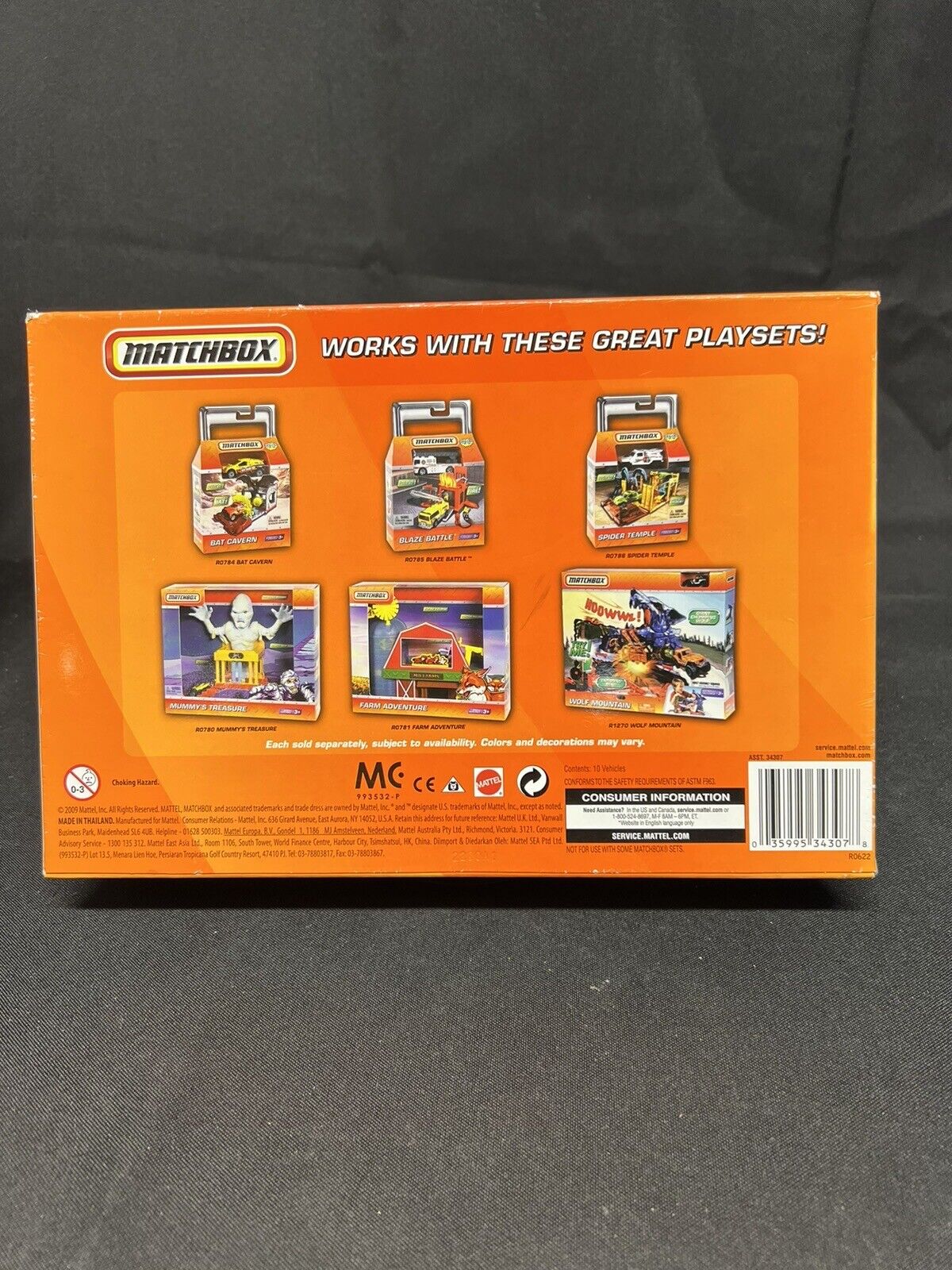 2009 Matchbox 10 Pack Gift Set Exclusive Editions