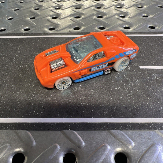 Hot Wheels Hollowback Die Cast Collectible Car - Orange - 2004 - Malaysia