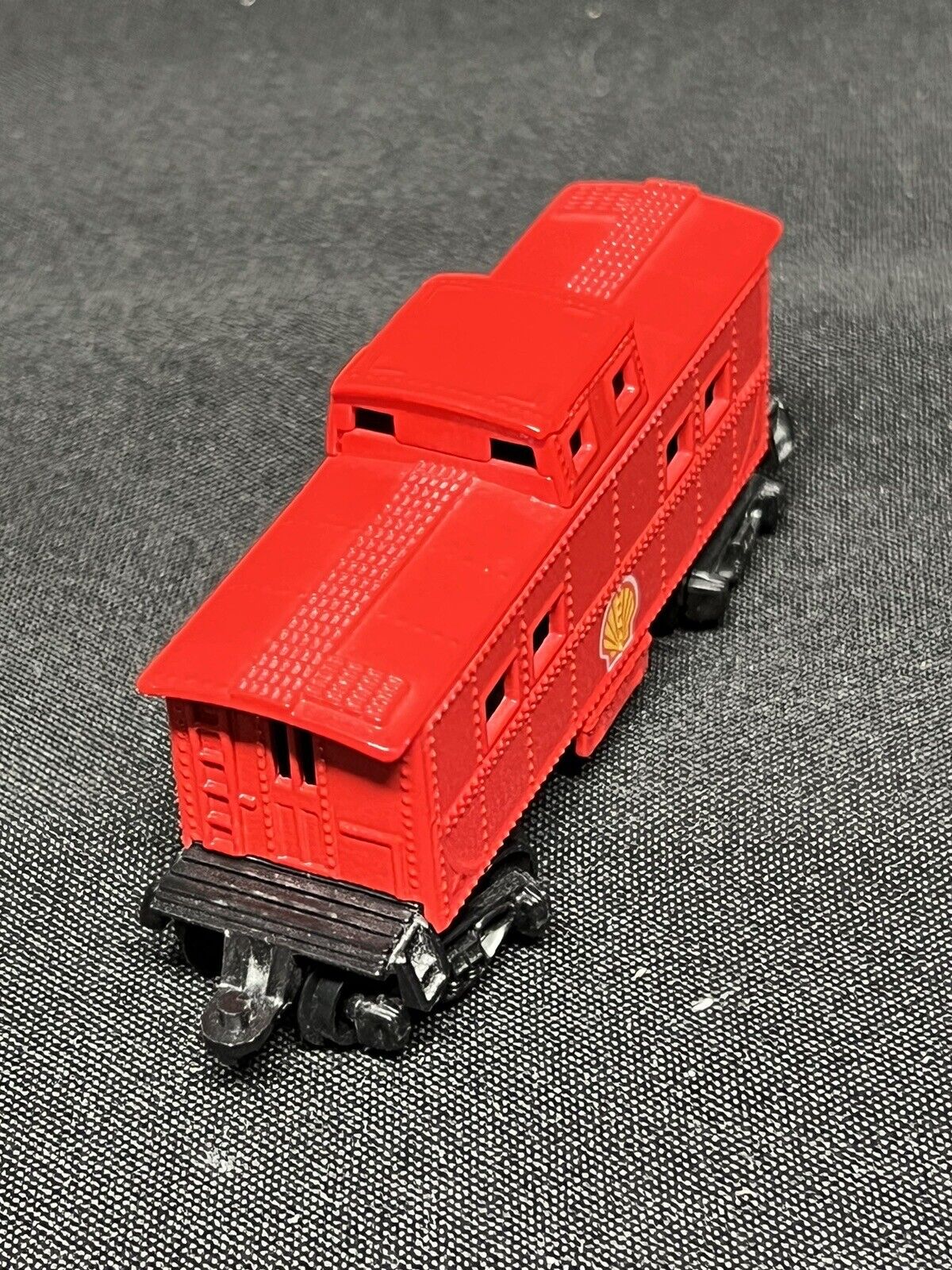 Shell Oil Promo Fletcher Barnhart & White  Diecast Train Red Caboose