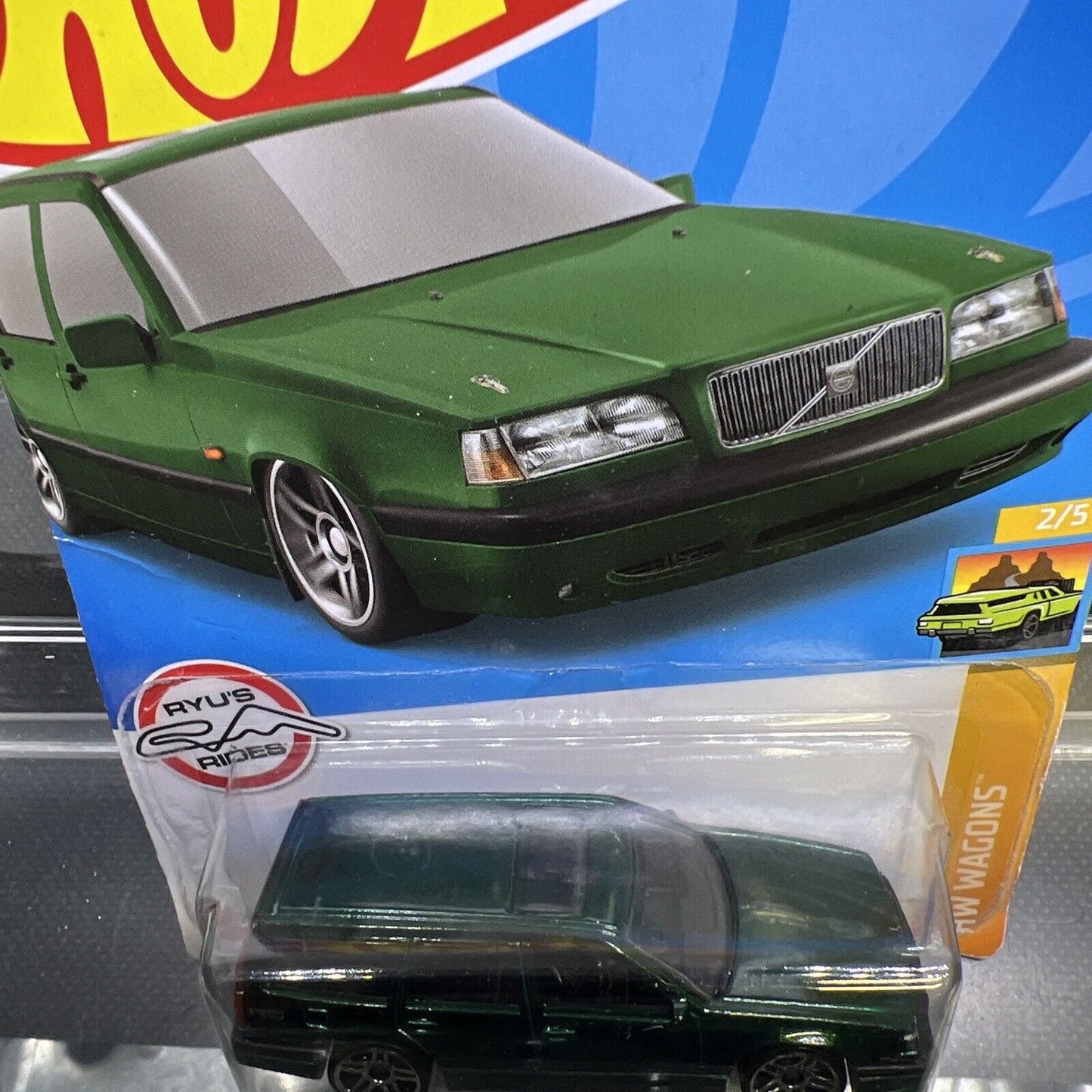 2022 Hot Wheels Green Volvo 850 Estate HW Wagons NIP