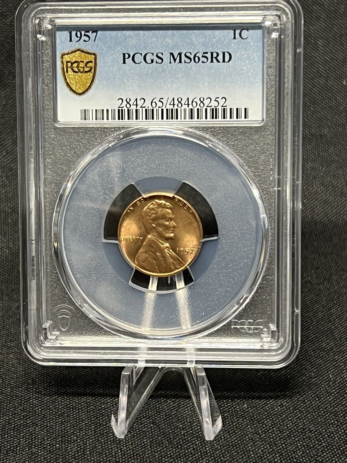 1957 Wheat Penny - PCGS MS65 RD “Red”