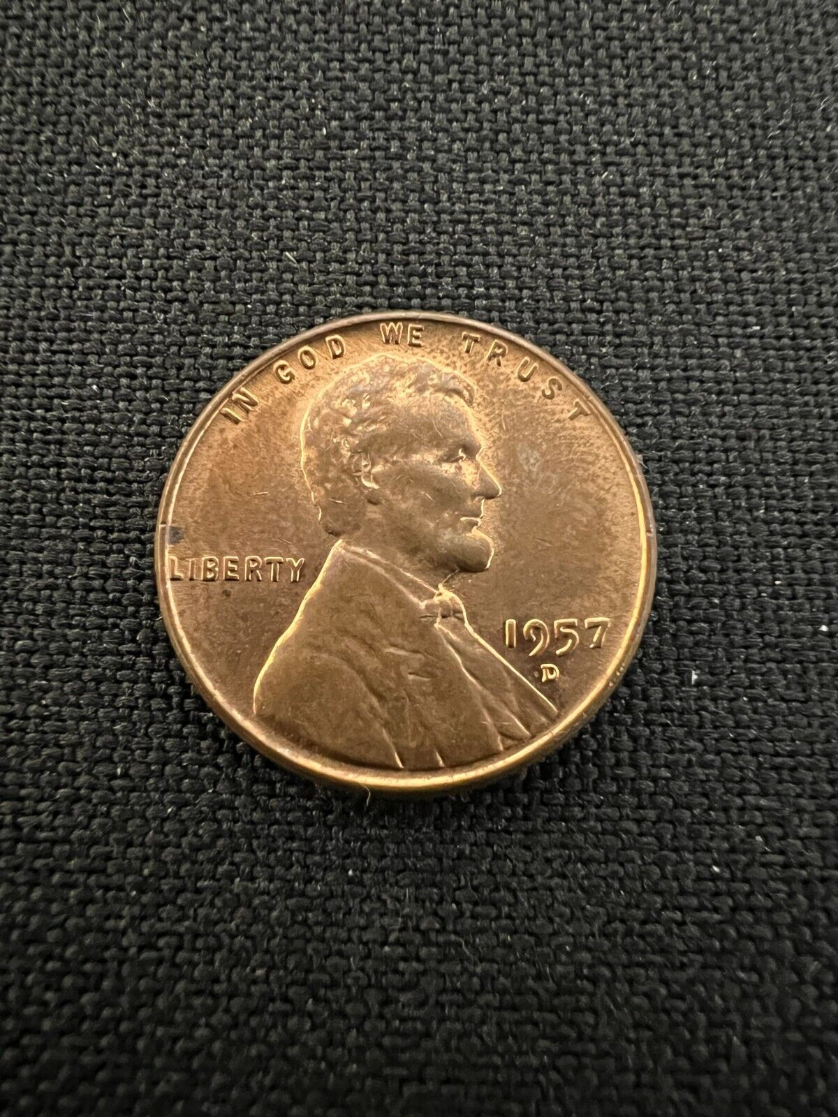 1957 D WHEAT PENNY BU/MS #2