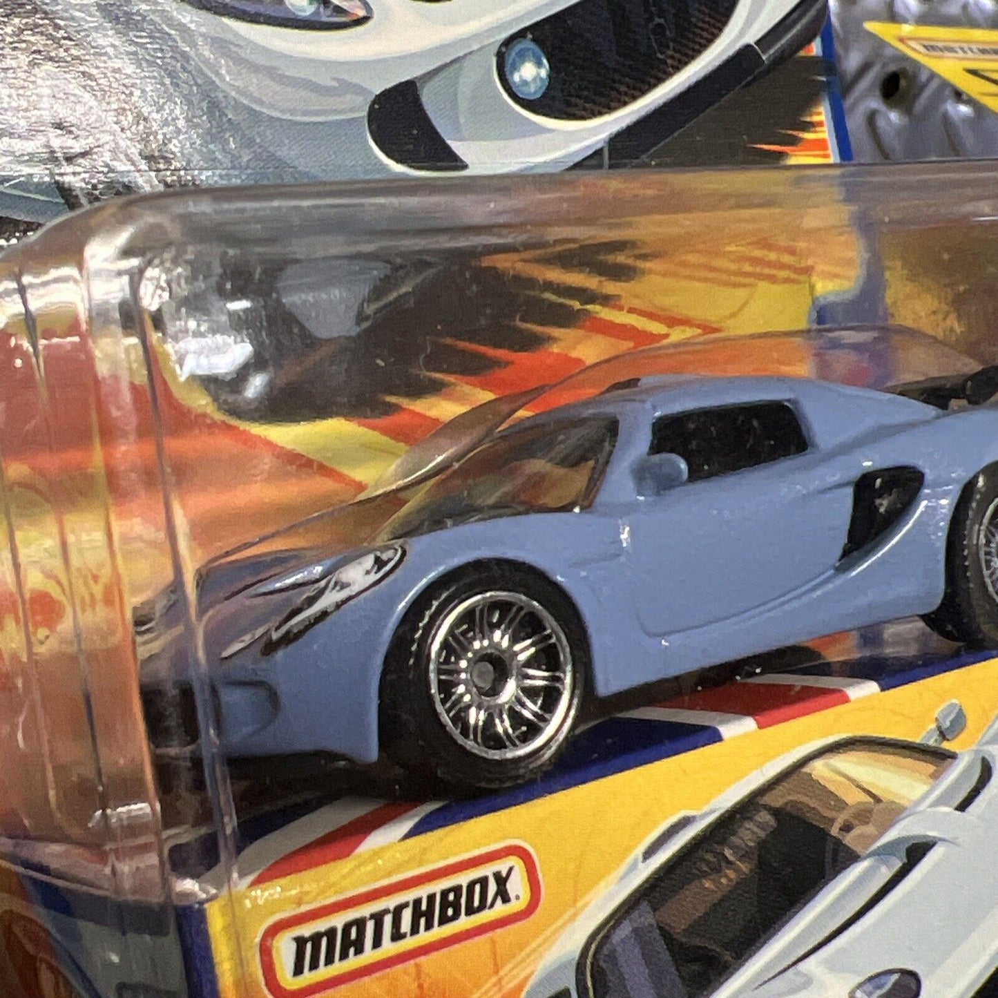 2007 Matchbox Best of British #02 '06 LOTUS EXIGE Dark Baby Blue NEW IN PACKAGE