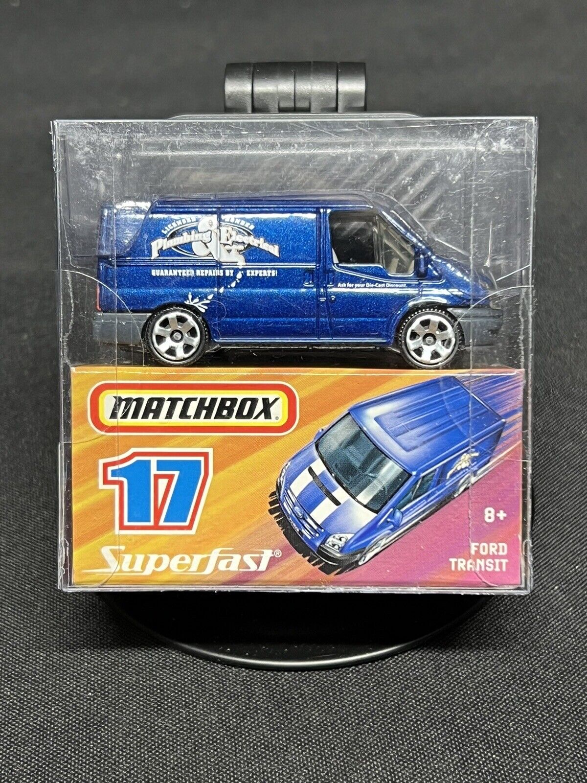 MATCHBOX SUPERFAST #17 FORD TRANSIT NEAR MINT TO MINT IN BOX VERY NICE!