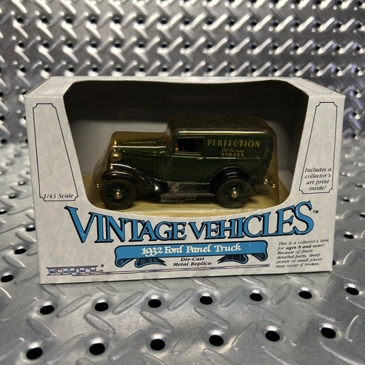 Ertl Vintage Vehicles Perfection 1932 Ford Panel Truck in The Box 1/43 Scale