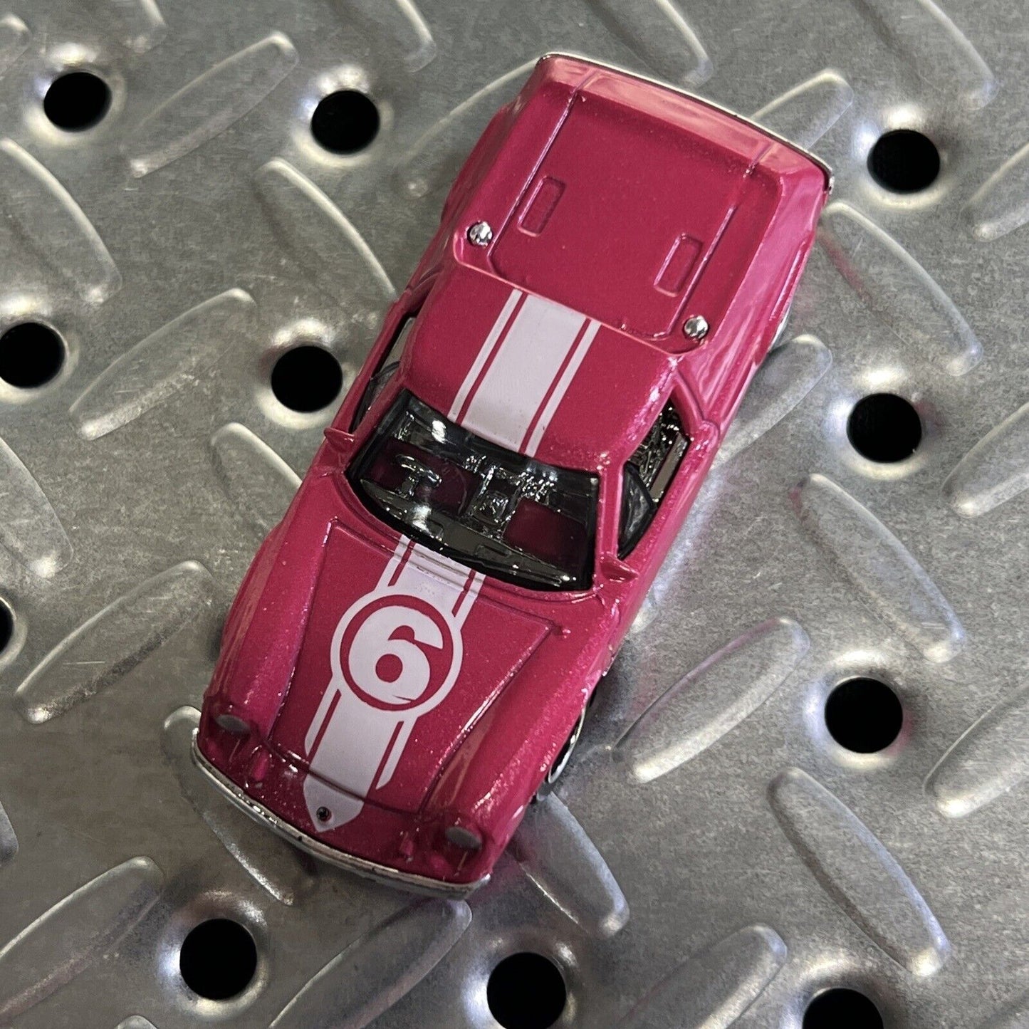 2008 Matchbox Car Lotus Europe Special 1972 Pink White Paint black wheel Mint