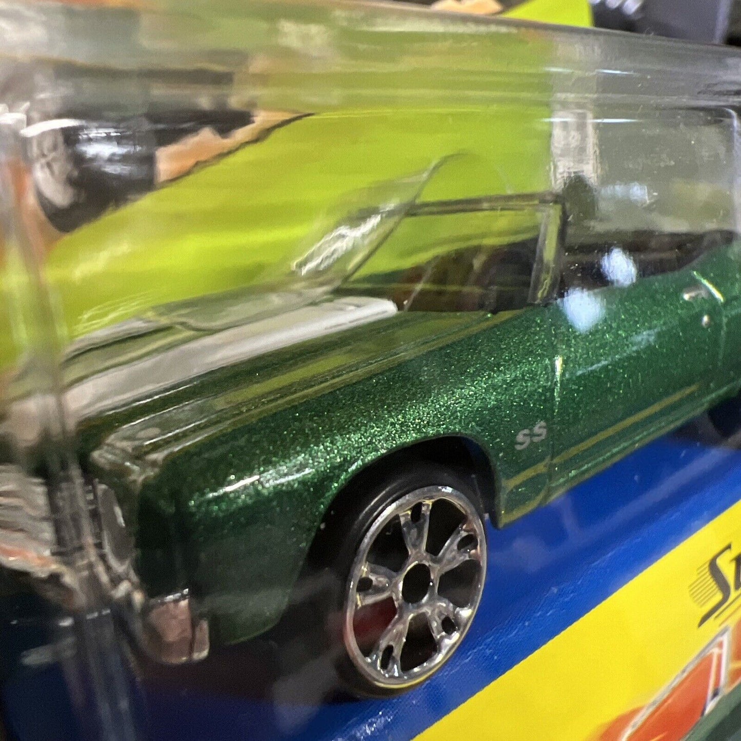 Matchbox 2004 Superfast #9 Green 1971 CHEVROLET CHEVELLE SS