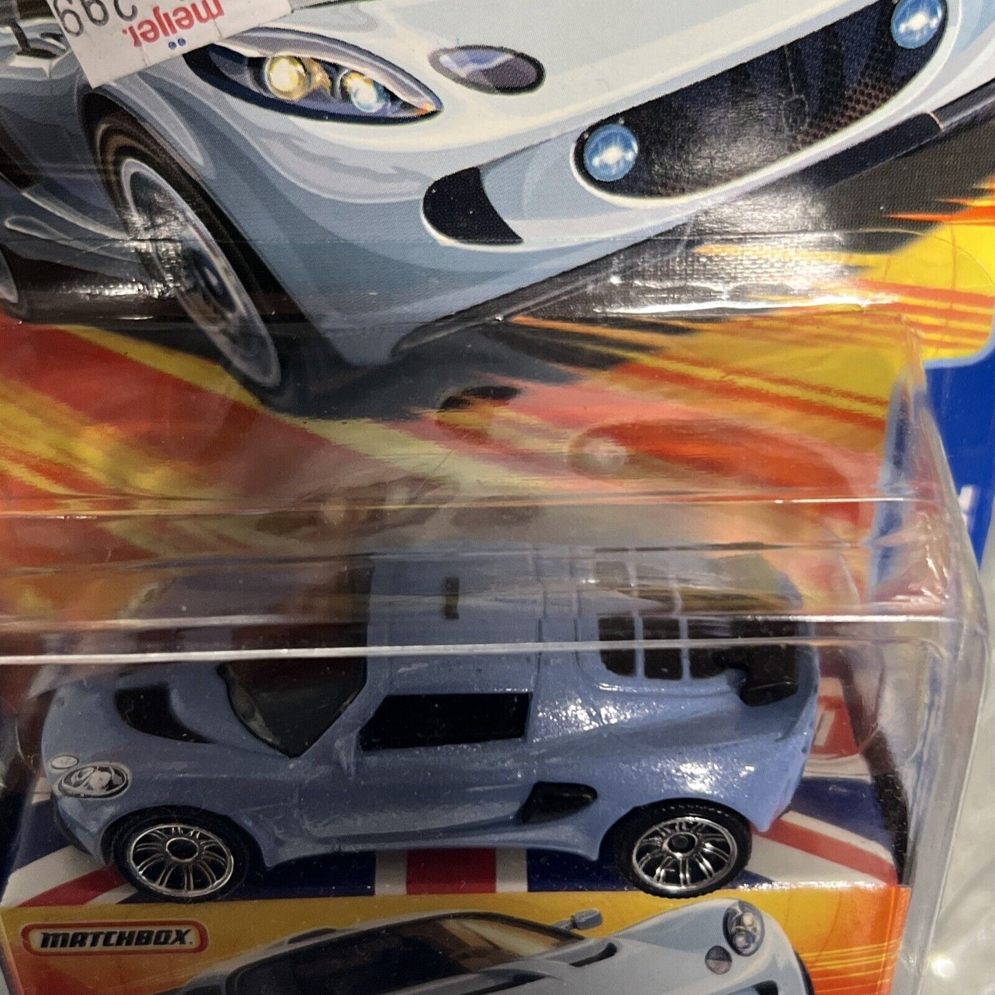 2007 Matchbox Best of British #02 '06 LOTUS EXIGE Dark Baby Blue NEW IN PACKAGE