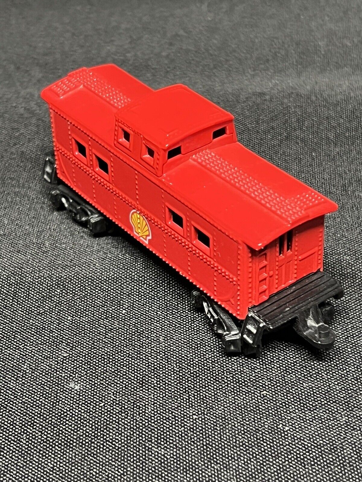 Shell Oil Promo Fletcher Barnhart & White  Diecast Train Red Caboose