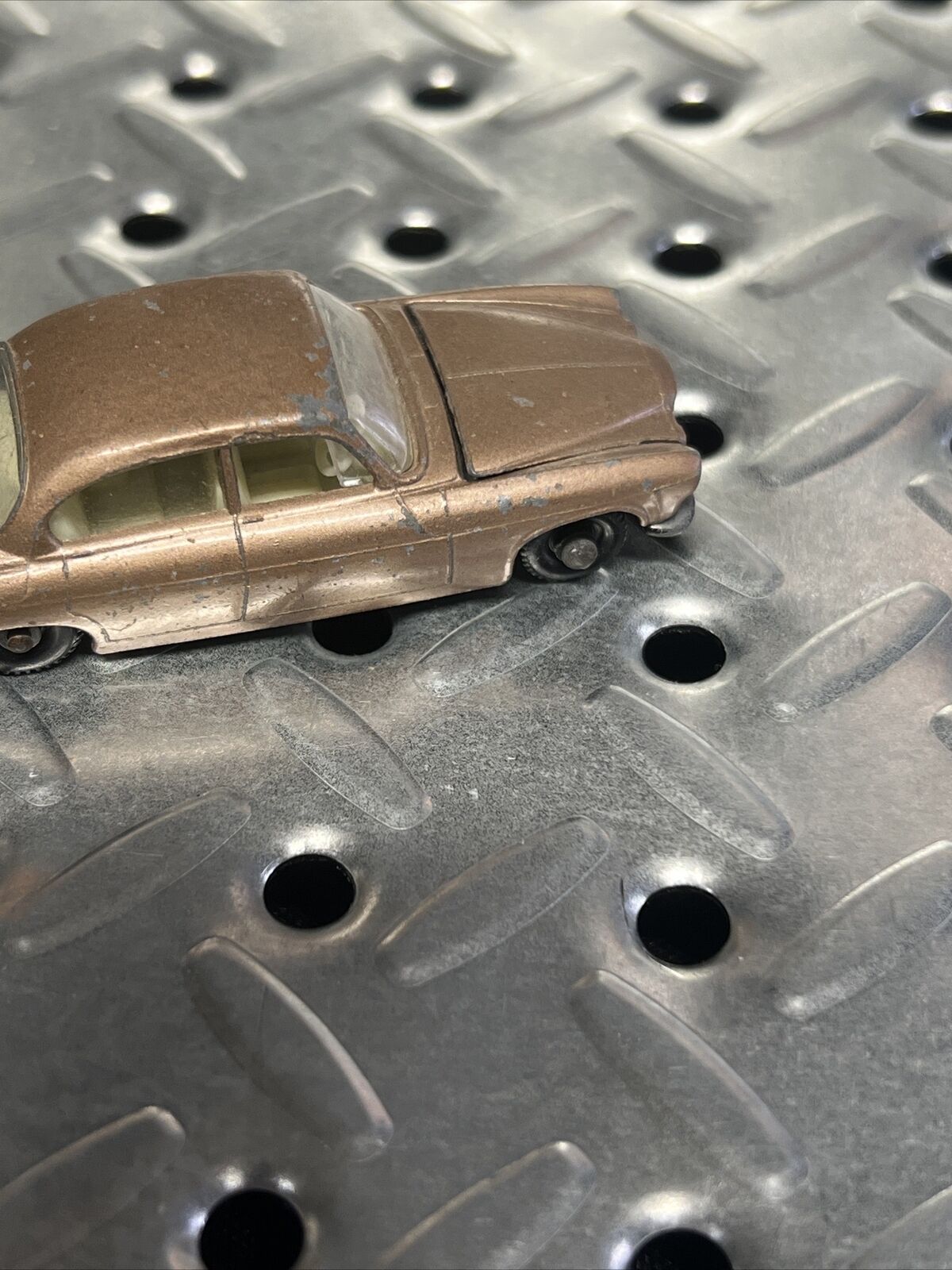 Vintage Lesney Matchbox Jaguar MK 10 Bronze 4-Door Sedan Black Wheel GD Cond