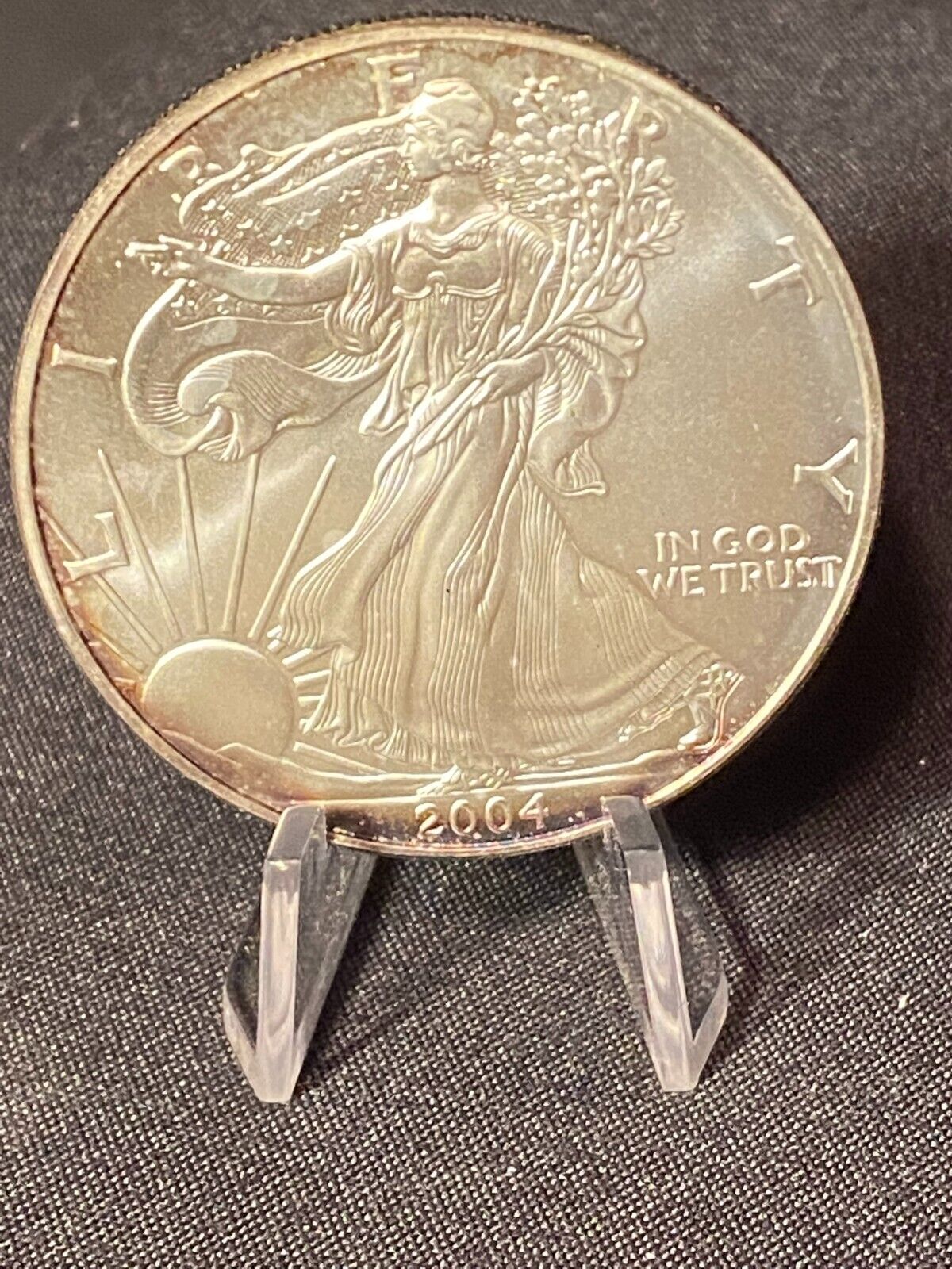 2004 1 Oz 999 American Silver Eagle MS BU ASE Coin