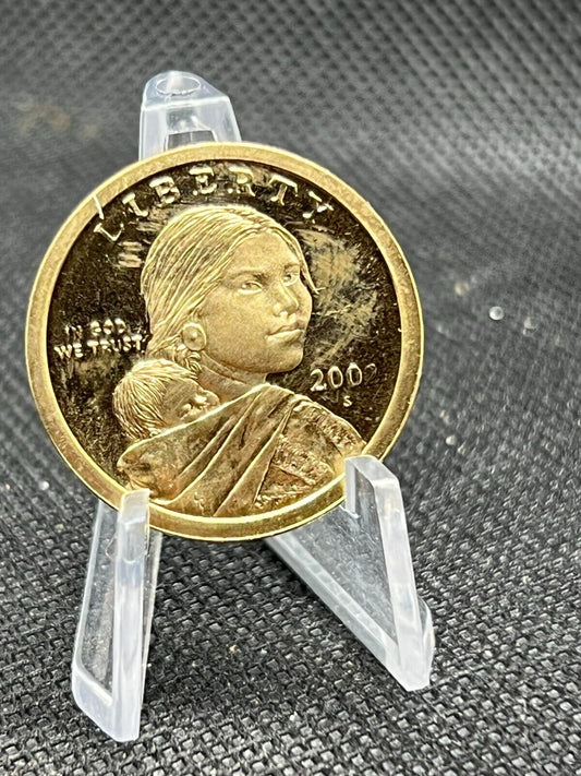 2002 S Sacagawea Mint Proof Dollar ~ With Eagle in Flight Reverse #3724