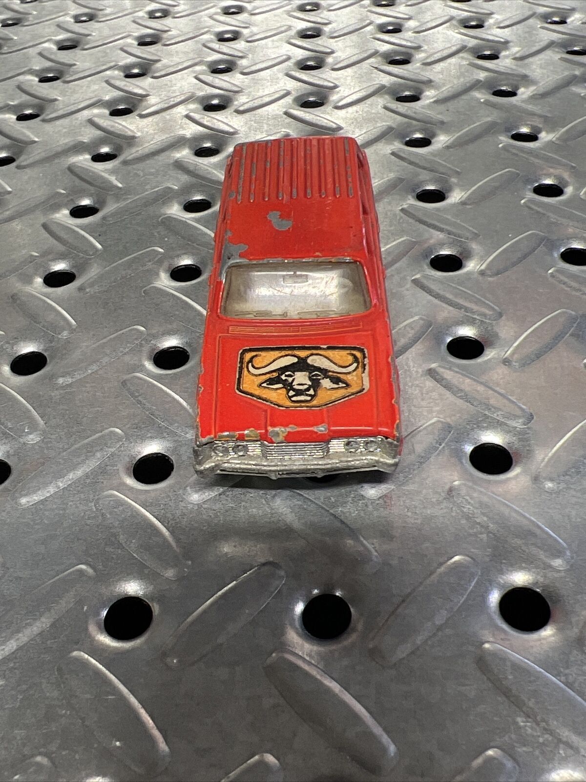 Matchbox Superfast #73 Mercury Commuter Red - Cow Head - Lesney Made In England