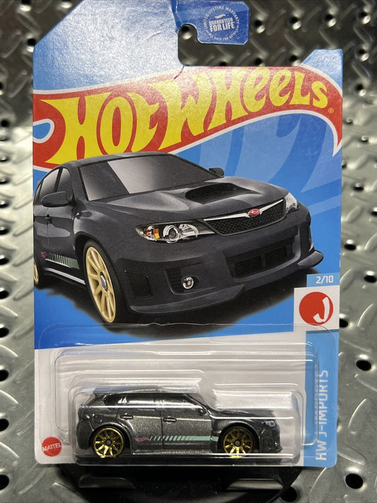 ️Hot Wheels Gray Subaru WRX STI HW j-Imports 2/10 #21/250 Hatchback️