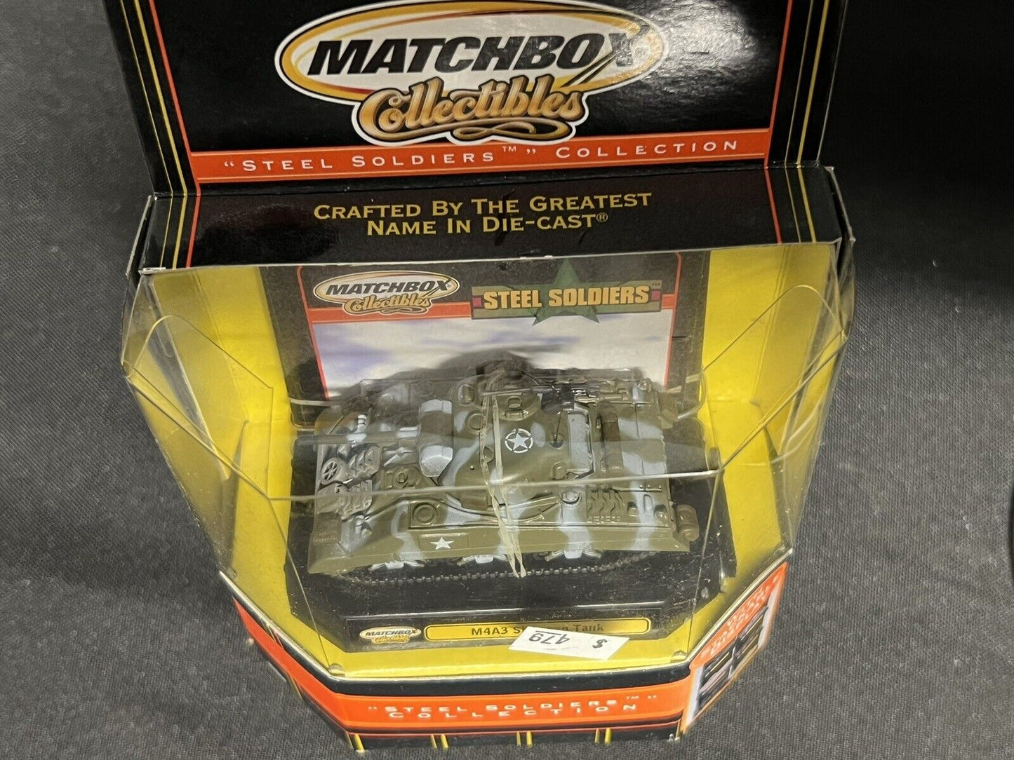 NEW Matchbox Collectibles STEEL SOLDIERS M4A3 Sherman Tank NIP