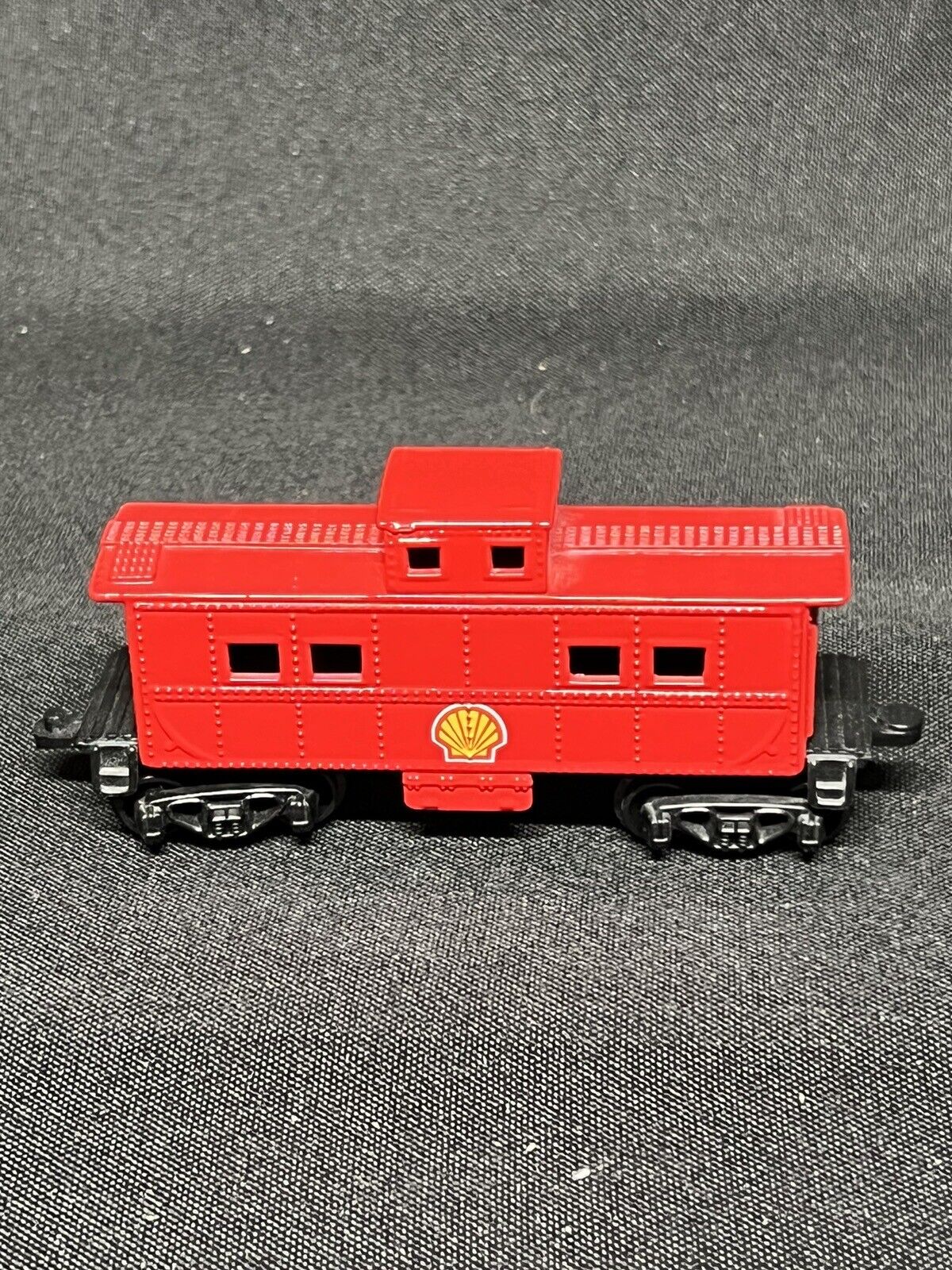 Shell Oil Promo Fletcher Barnhart & White  Diecast Train Red Caboose