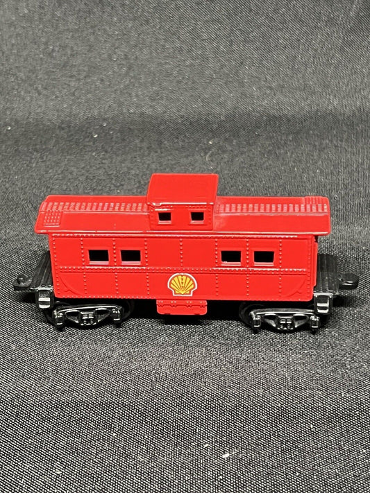 Shell Oil Promo Fletcher Barnhart & White  Diecast Train Red Caboose