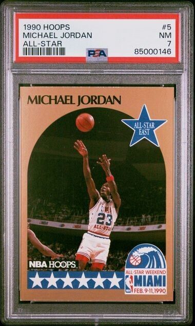 1990-91 NBA Hoops - All-Star Game #5 Michael Jordan