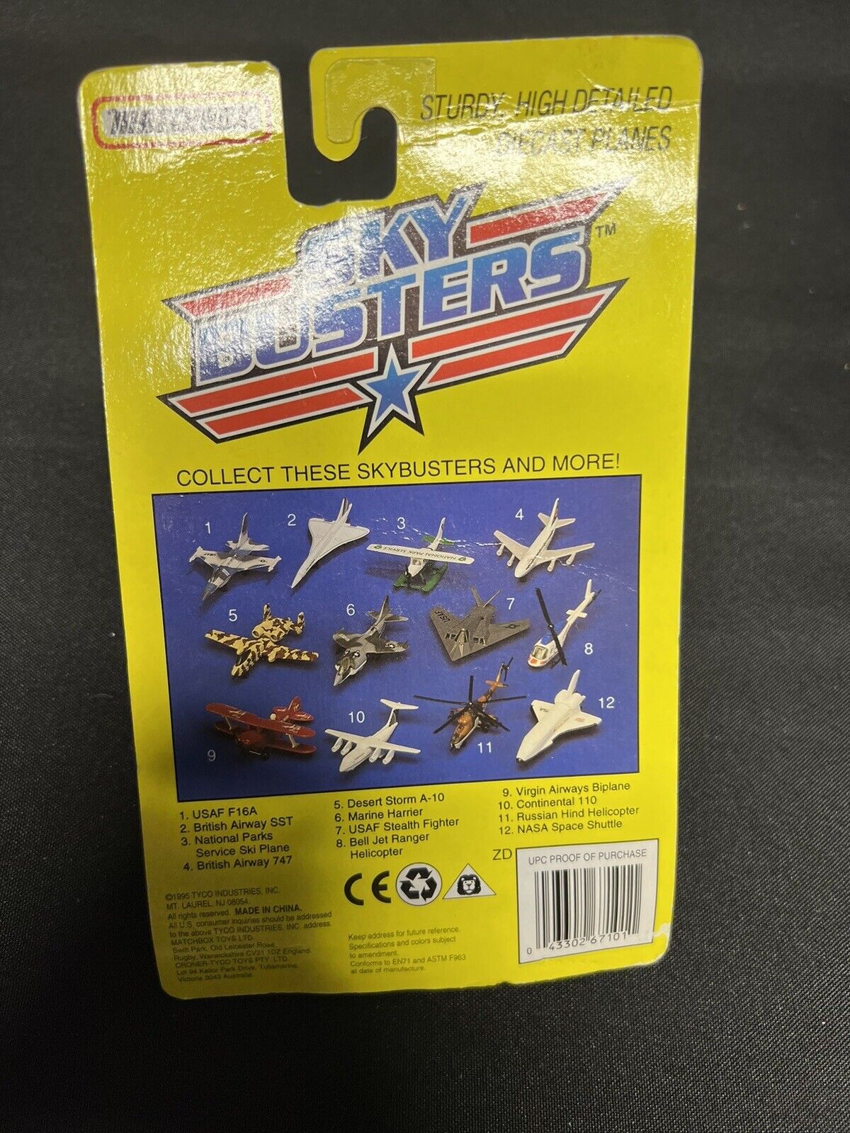 Matchbox SKYBUSTERS - 1988 British Airway 747 - Iberia  - New on Card