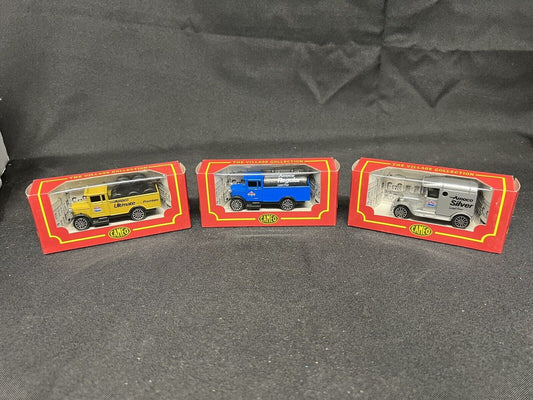 Cameo From Corgi Amoco Ultimate, Silver & Regular Trucks (lot Of 3)