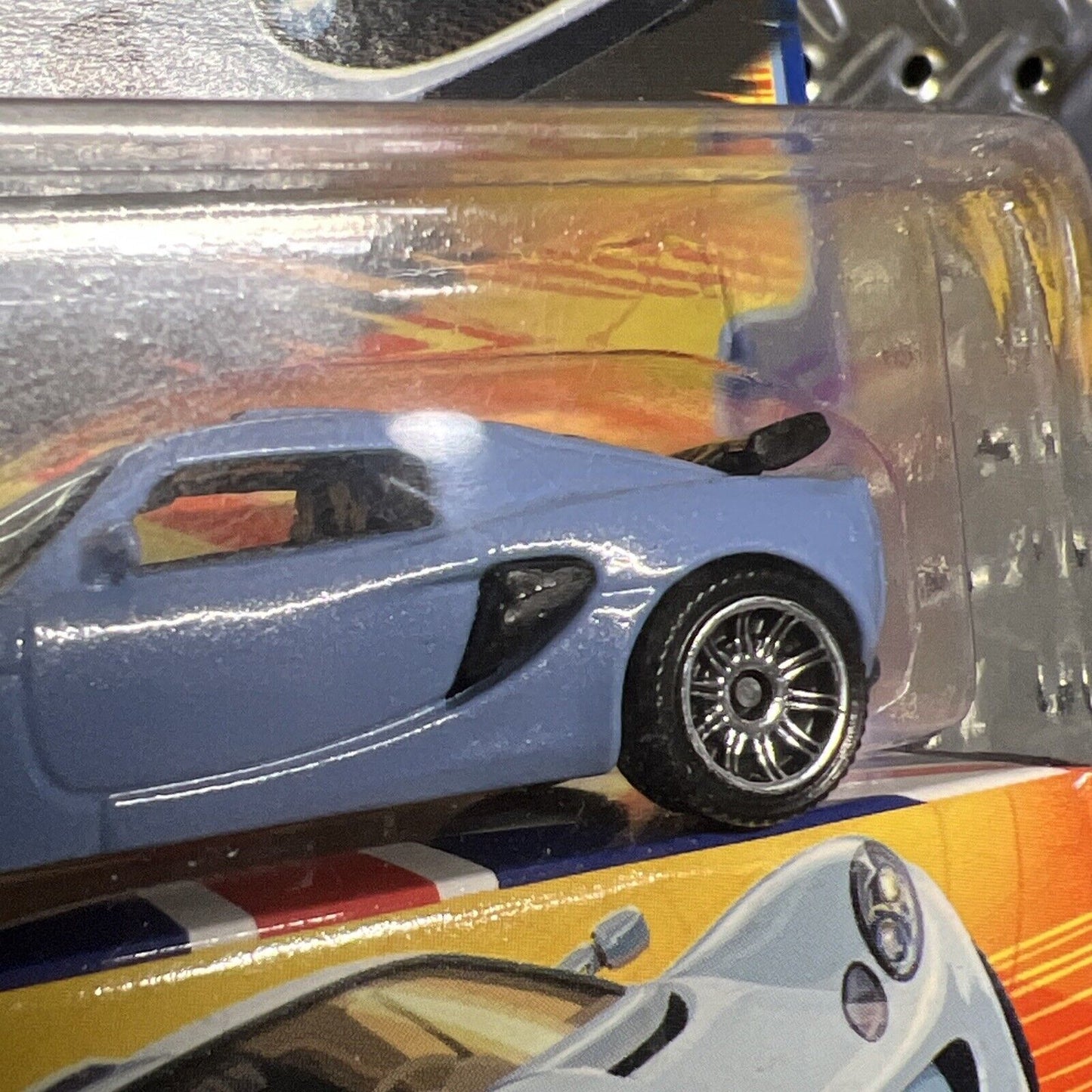 2007 Matchbox Best of British #02 '06 LOTUS EXIGE Dark Baby Blue NEW IN PACKAGE