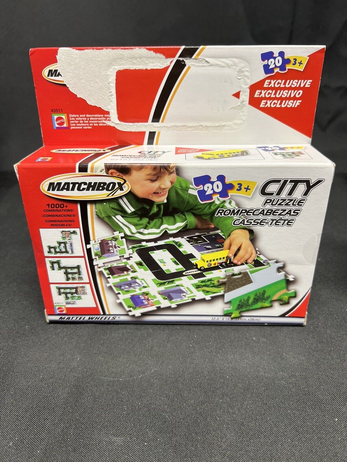 Matchbox City Puzzle, I Police Truck Vehicle