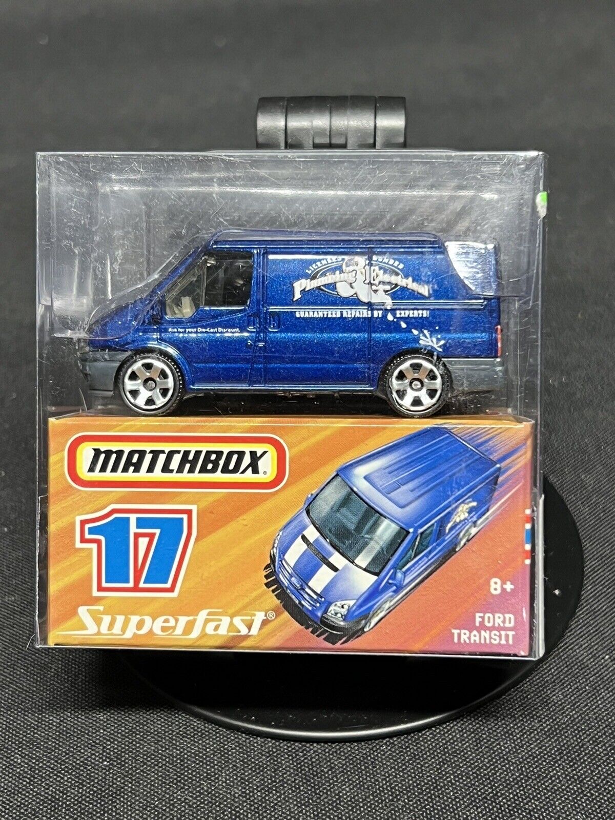 MATCHBOX SUPERFAST #17 FORD TRANSIT NEAR MINT TO MINT IN BOX VERY NICE!