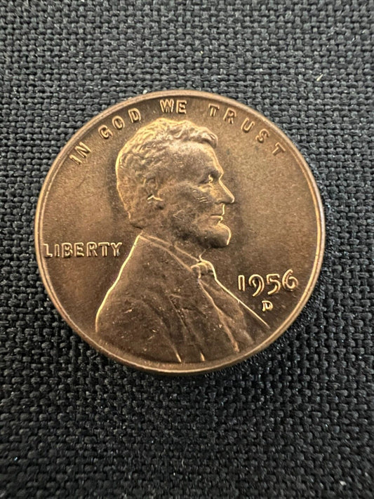 1956D Lincoln Wheat Penny #9