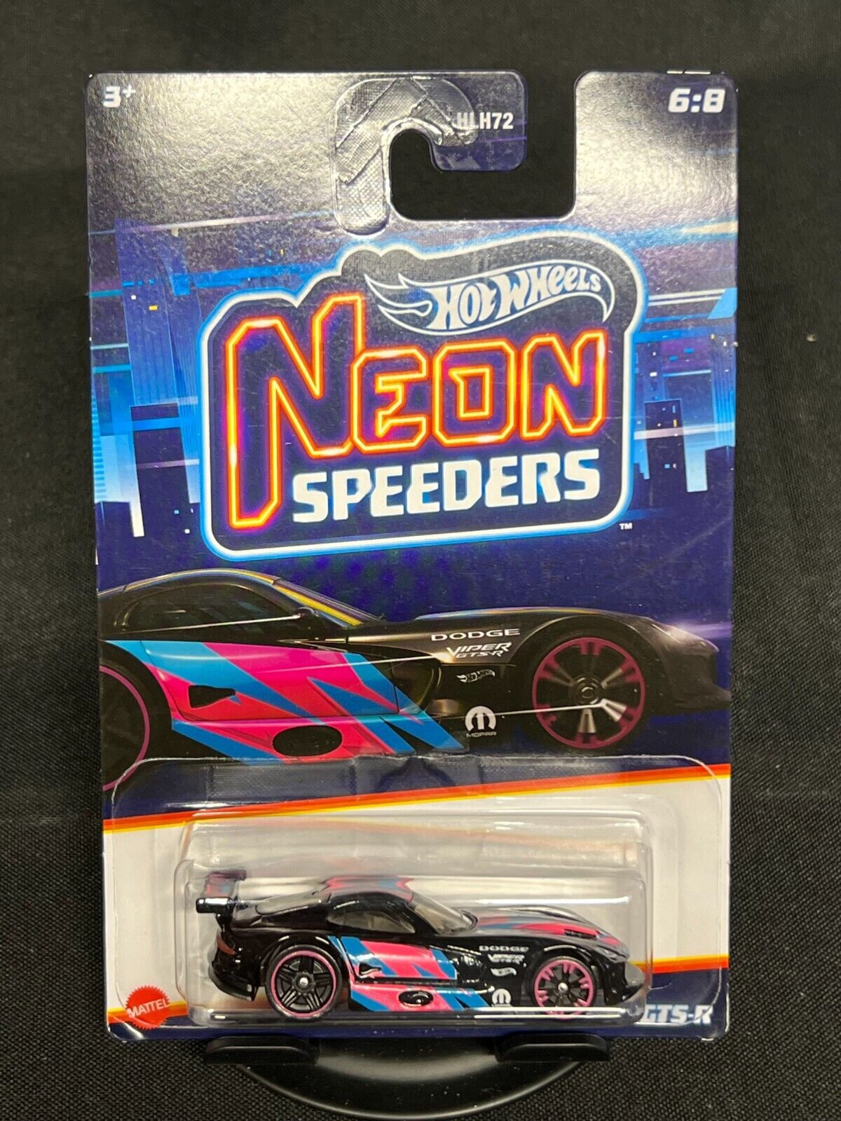 HOT WHEELS 2023 NEON SPEEDERS RELEASE - SRT VIPER GTS-R - 6 OF 8 HLH72. 1:64