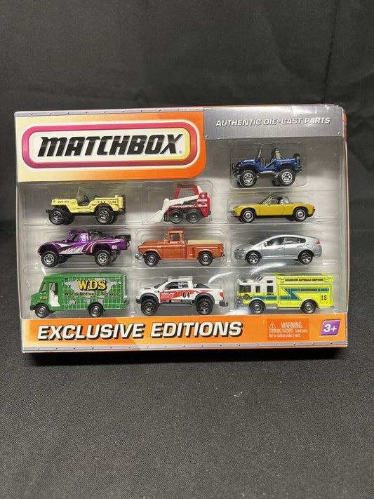 2009 Matchbox 10 Pack Gift Set Exclusive Editions