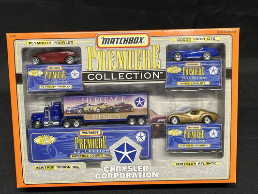 Matchbox  Premiere Collection Chrysler Corporation Set New In Box 1997