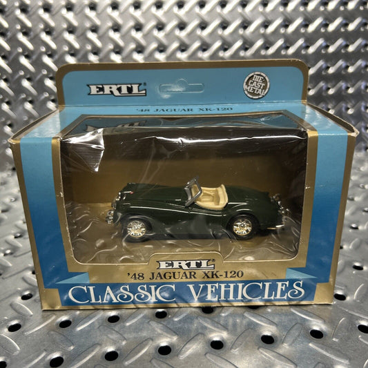 ERTL Classic Vehicles 1948 Jaguar XK-120 Die Cast Metal 1:43 Scale