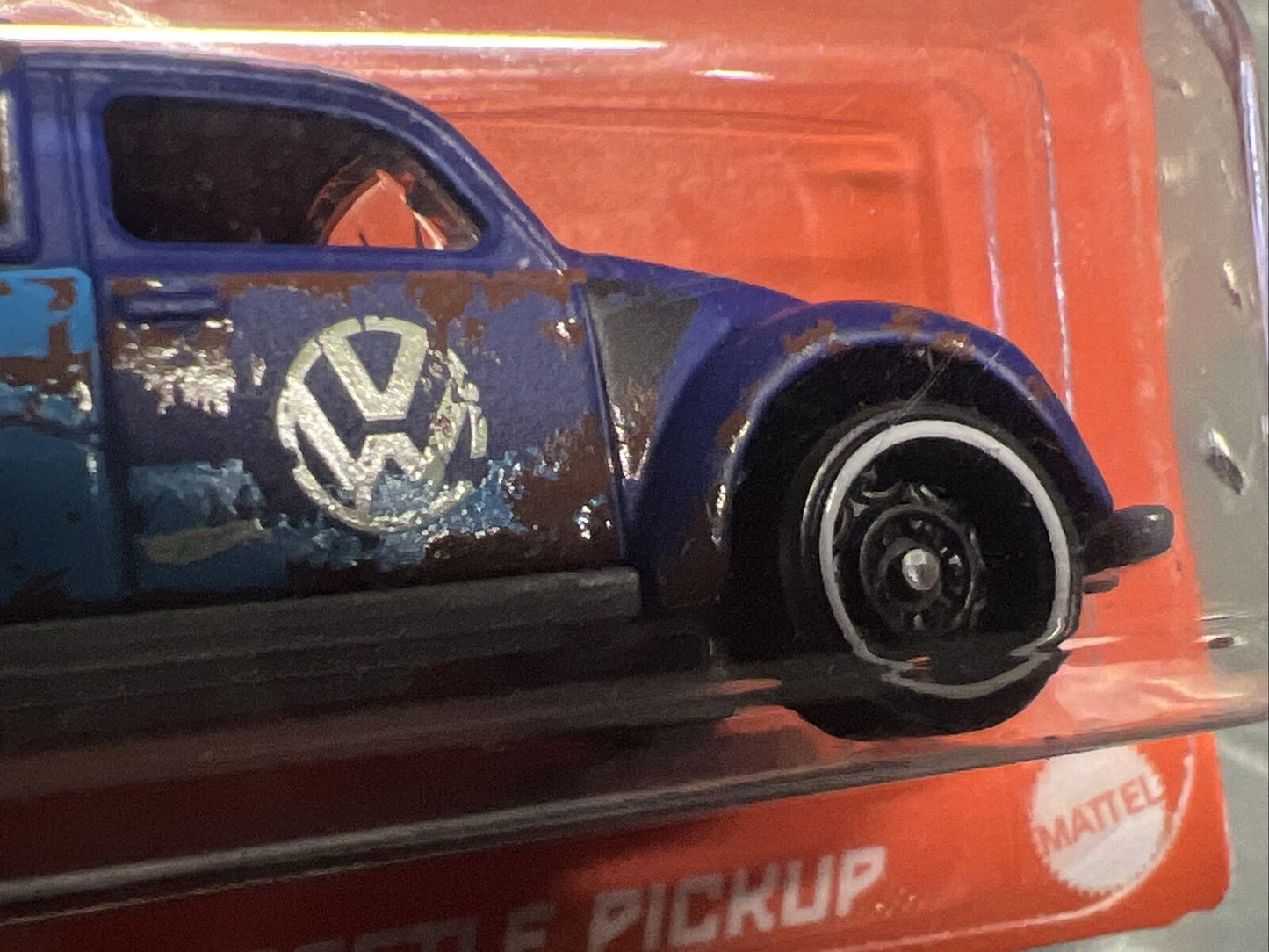 Hot Wheels - 2022 -  VW Series LE -  Weathered Blue Volkswagen Beetle Pickup