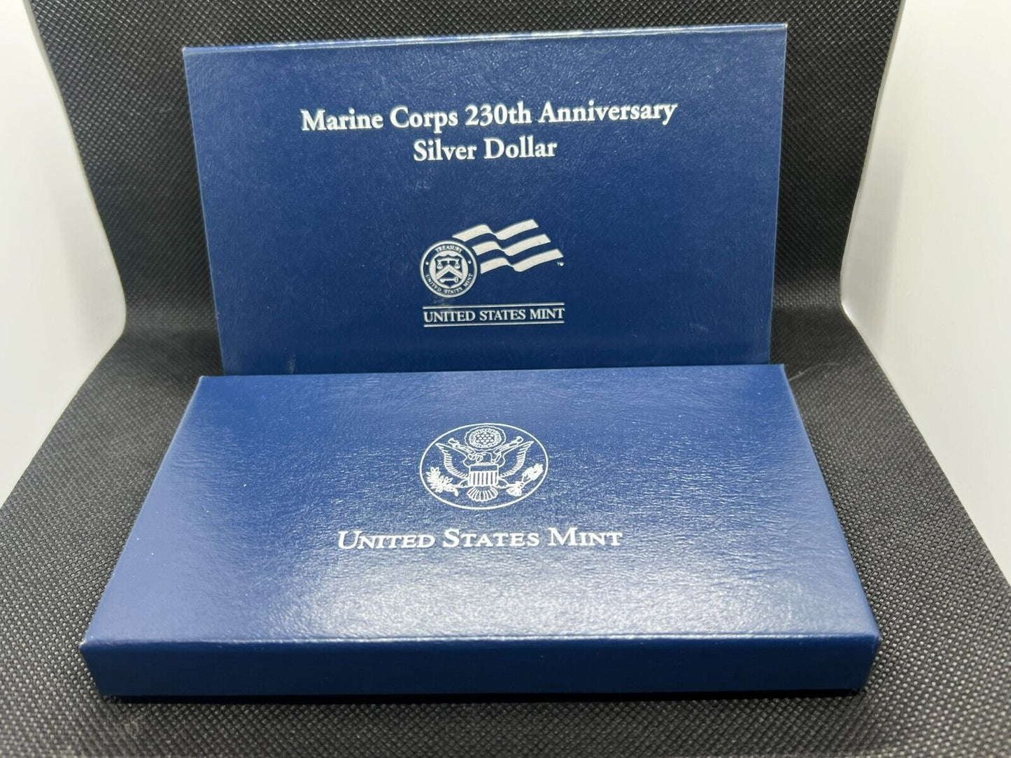 2005 P Marine Corps 230th Anniversary BU Commem 90% Silver Dollar & COA