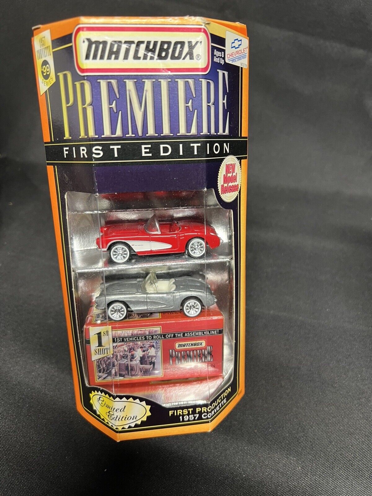 MATCHBOX PREMIERE FIRST EDITION 1957 CORVETTE FIRST PRODUCTION