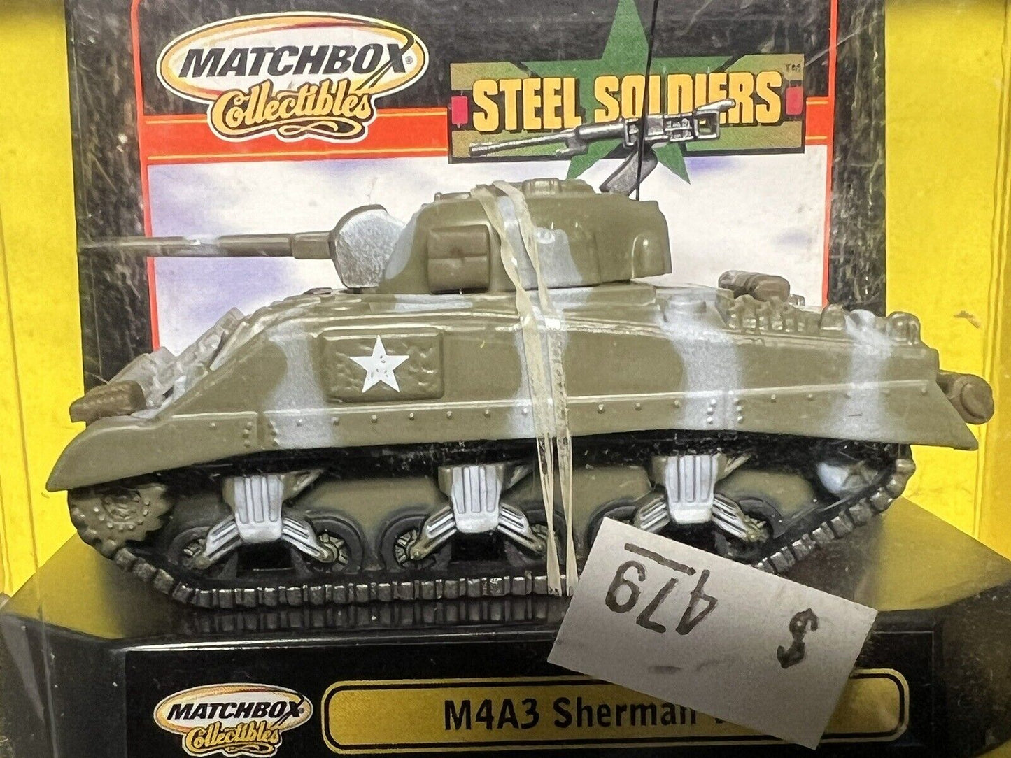 NEW Matchbox Collectibles STEEL SOLDIERS M4A3 Sherman Tank NIP