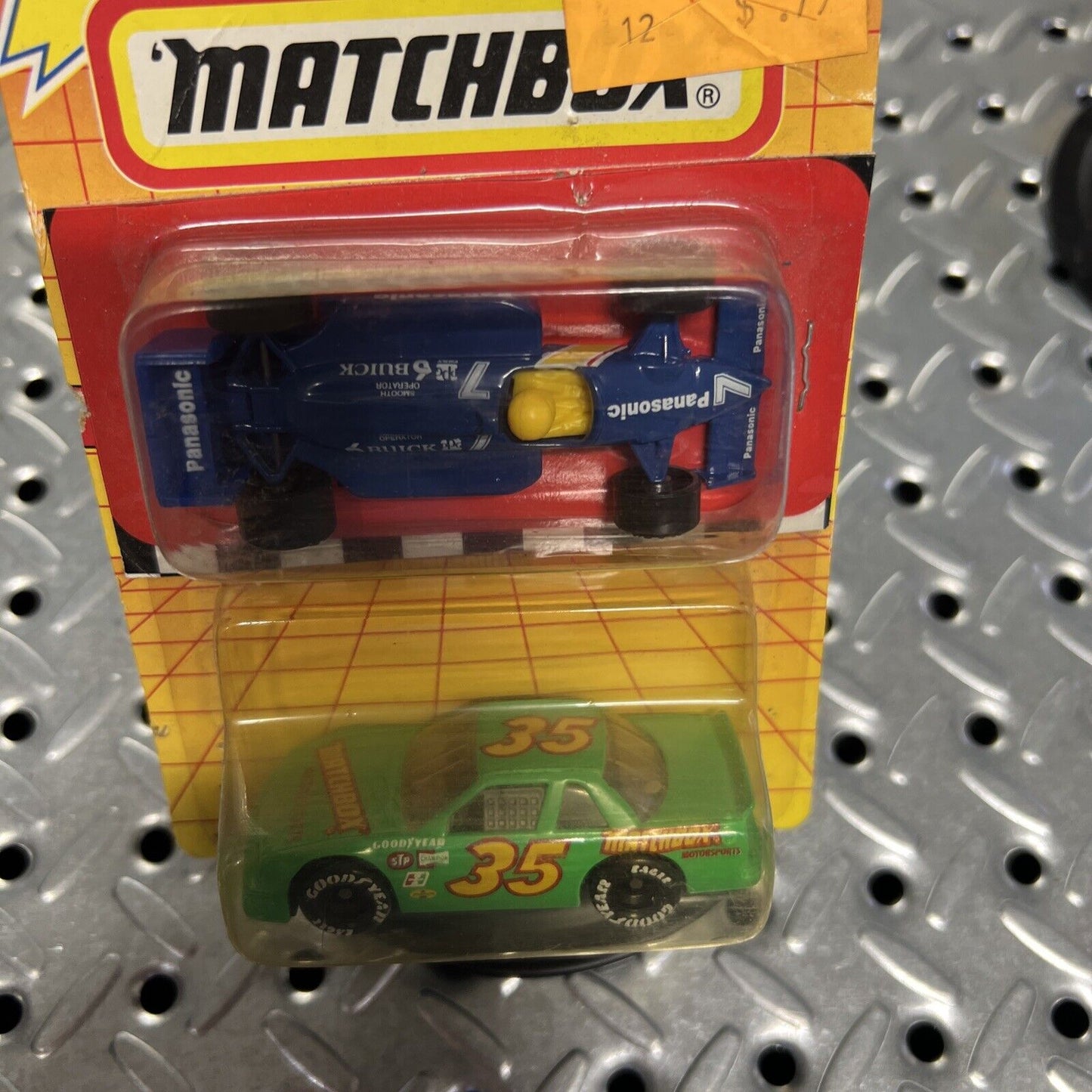 1991 Matchbox Chevy Lumina Race car #35/Green  Card # MB54 + Indy Car