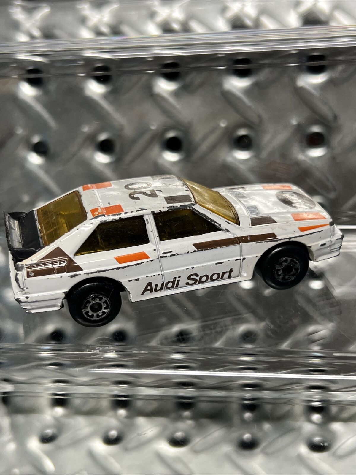 VTG MATCHBOX MACAU 1:58 1982 #23 AUDI QUATRO UR RALLY WHITE BROWN 20