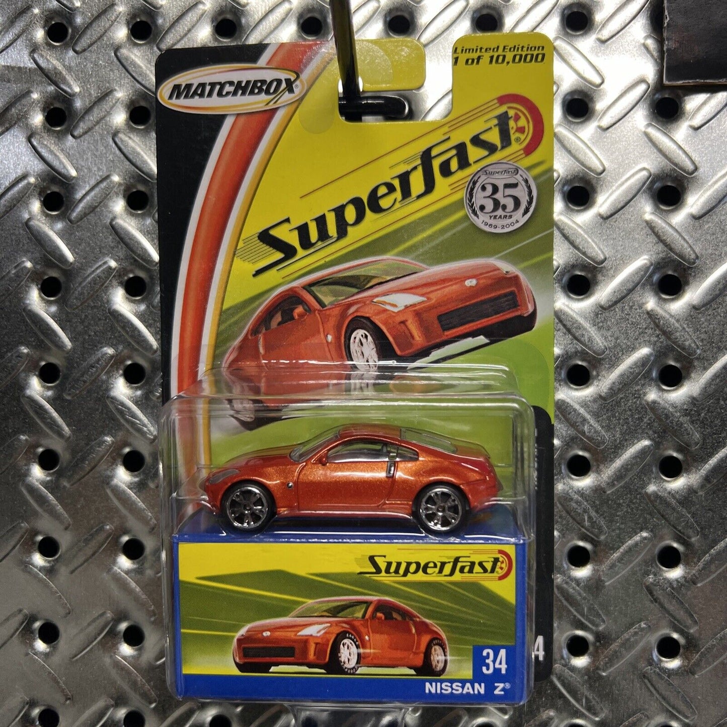 2004 MATCHBOX SUPERFAST 35 YEARS   NISSAN Z #34 1 of 10,000  NIP NOS