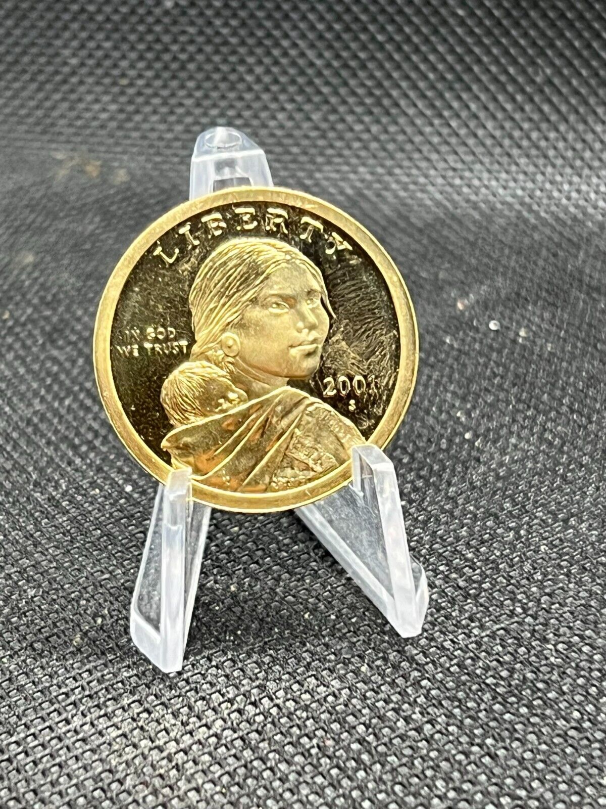 2001 S Sacagawea Mint Proof Dollar ~ Eagle in Flight Reverse ~ #3722